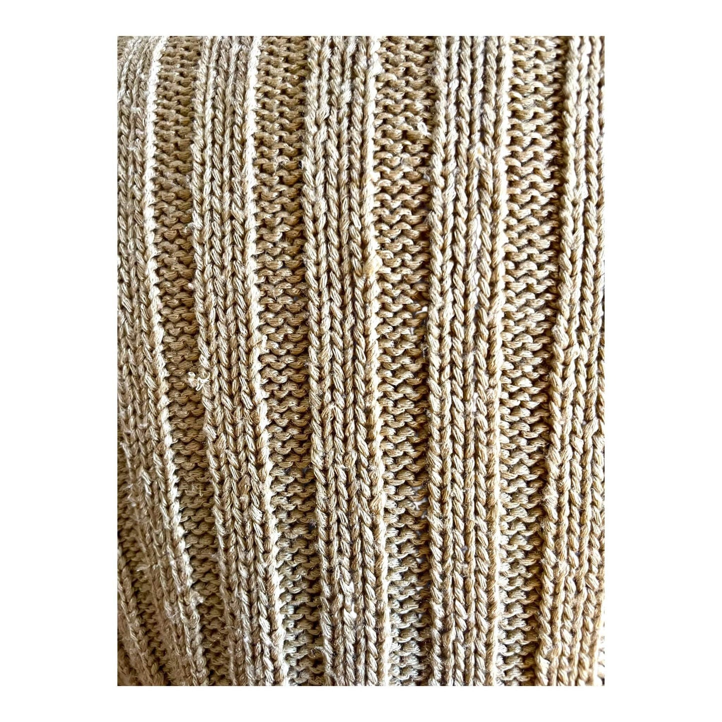 Pull beige coquillages