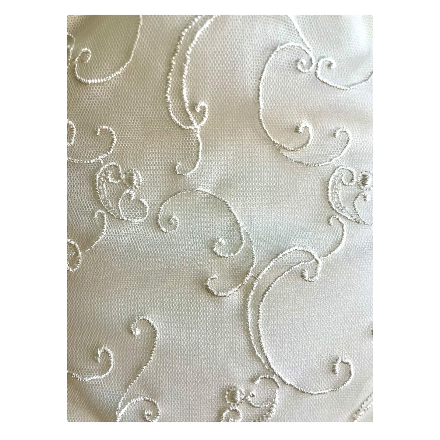 Corset brodé beige avec perles