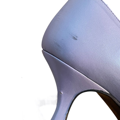 Talons violets pastels