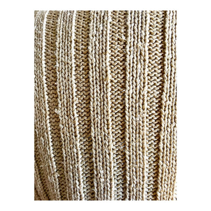 Pull beige coquillages