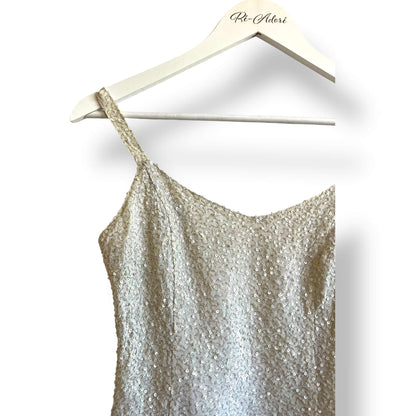 Débardeur blanc à sequins