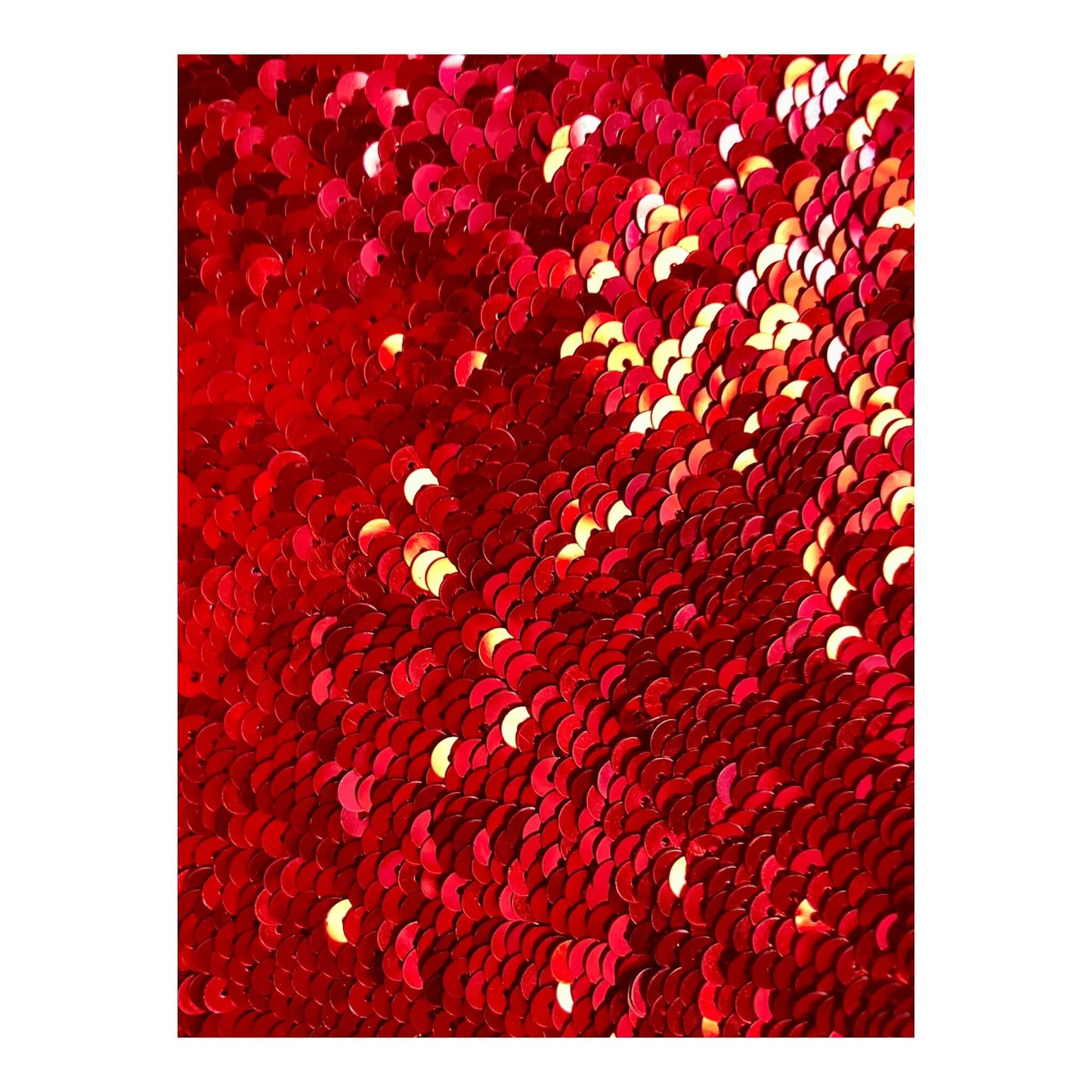 Débardeur rouge sequins