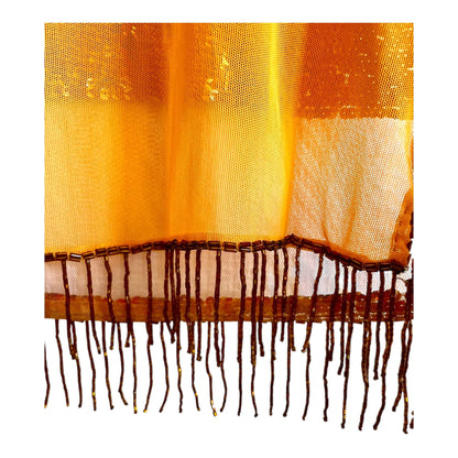 Débardeur orange sequins