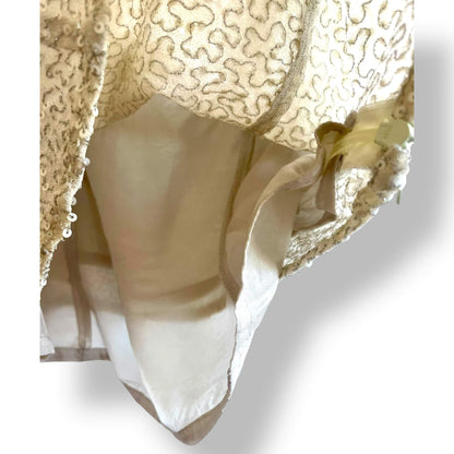 Débardeur blanc à sequins