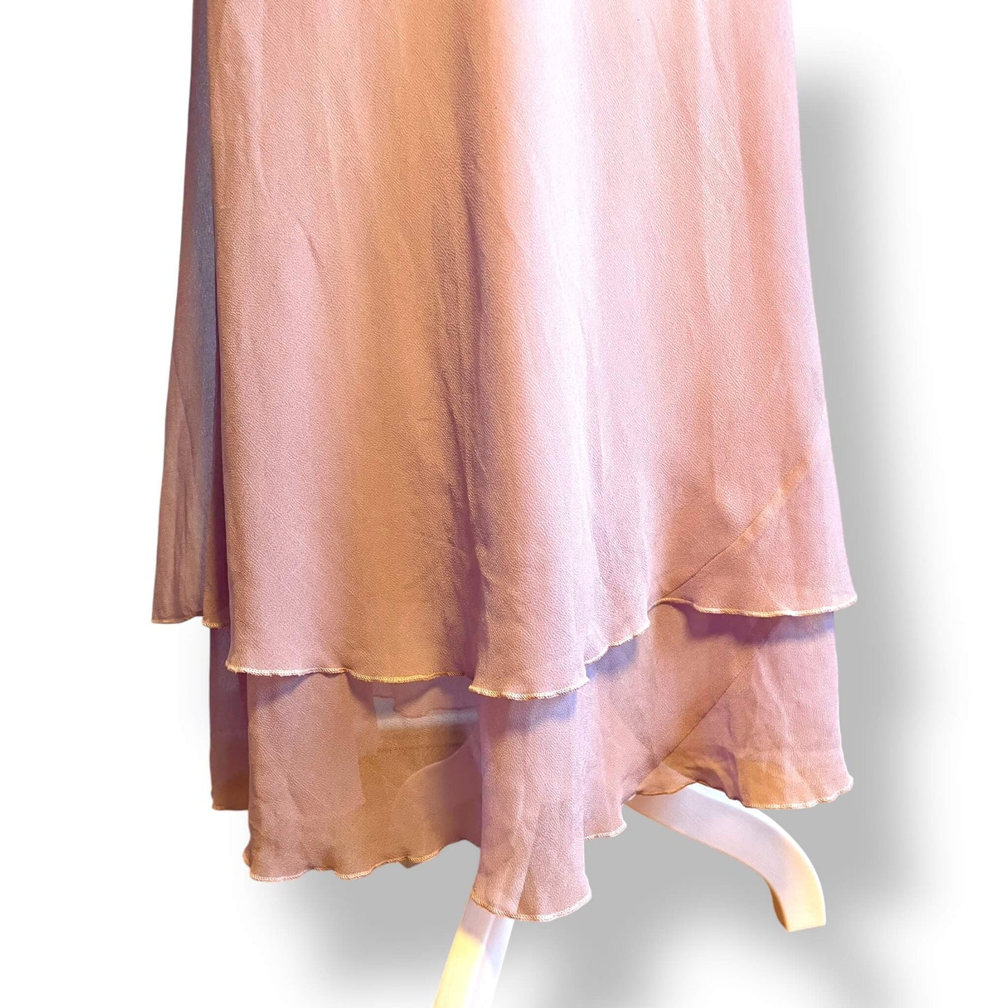 Robe longue violet à sequins