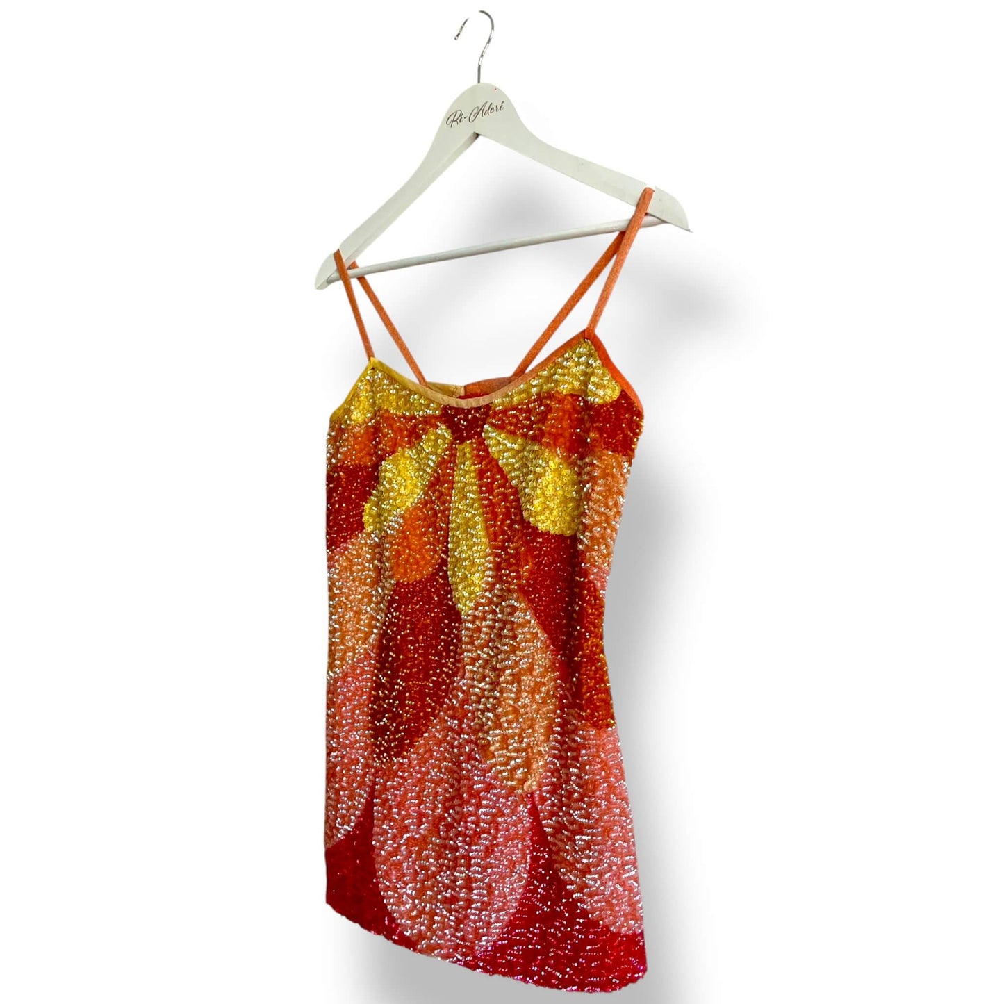 Haut long multicolor à sequins