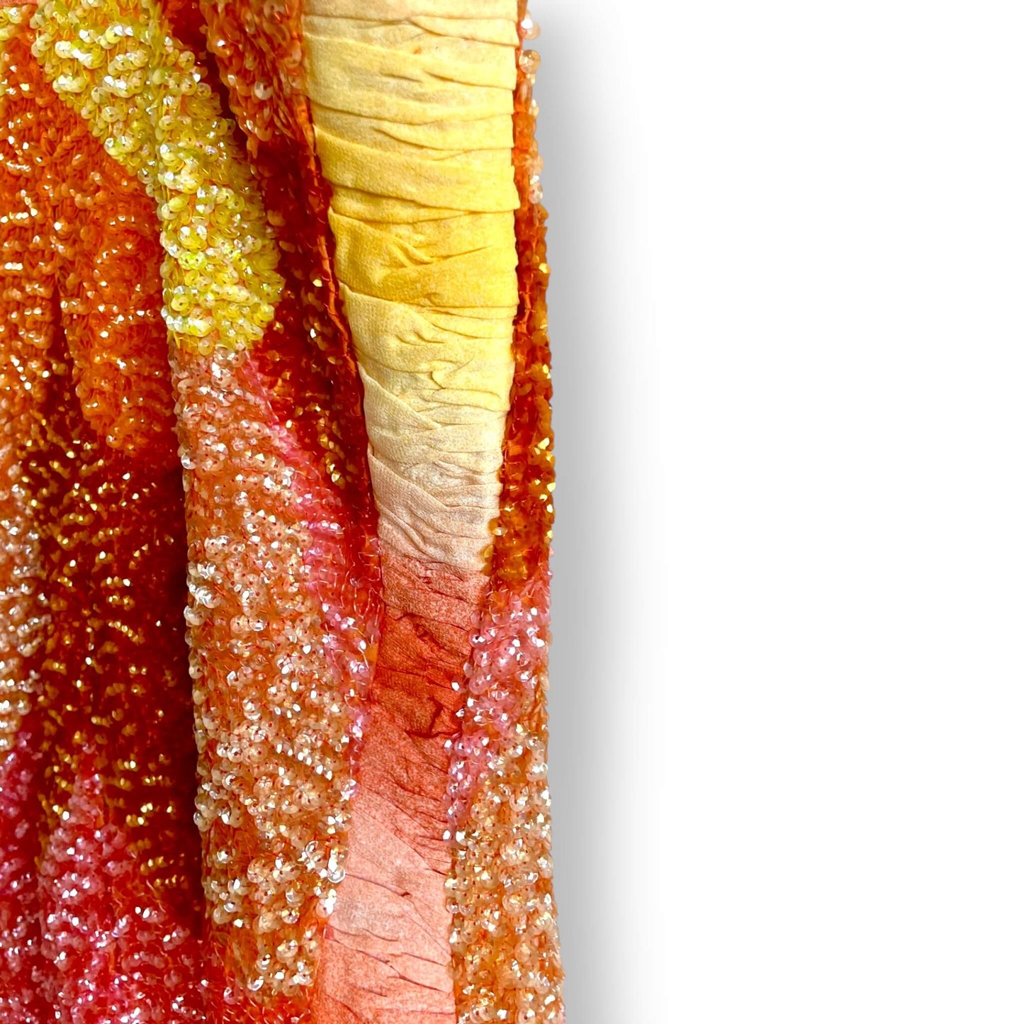 Haut long multicolor à sequins
