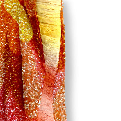 Haut long multicolor à sequins