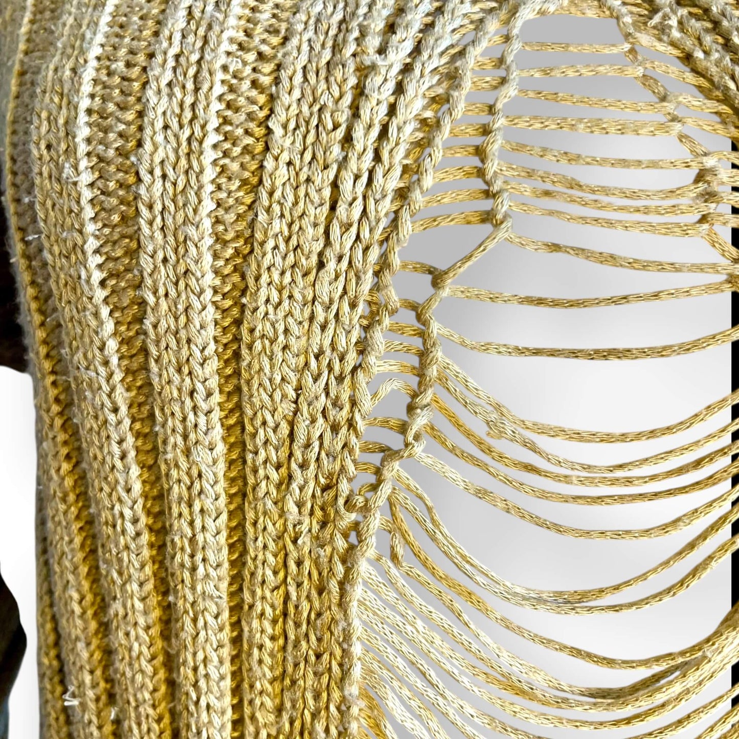 Pull beige coquillages
