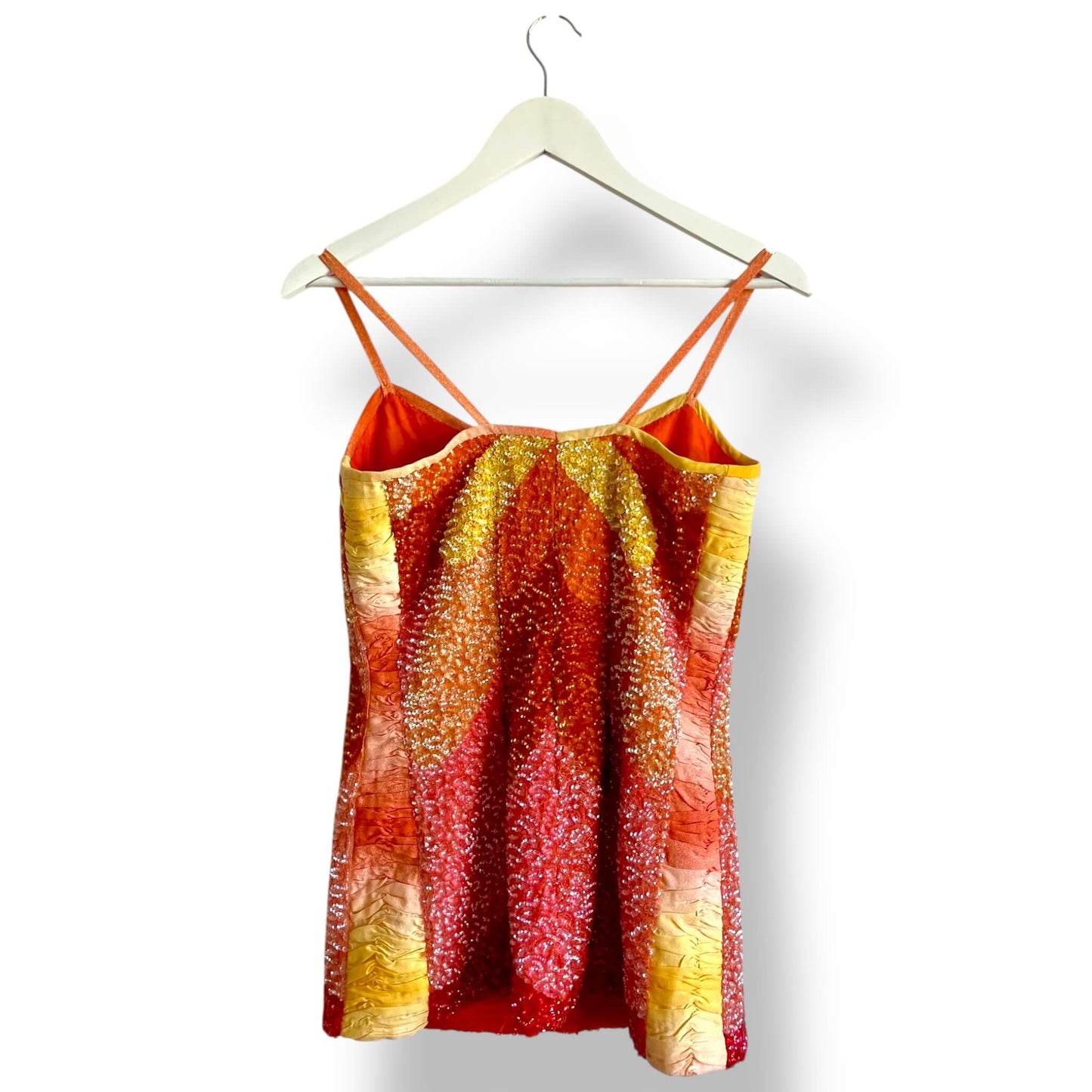 Haut long multicolor à sequins