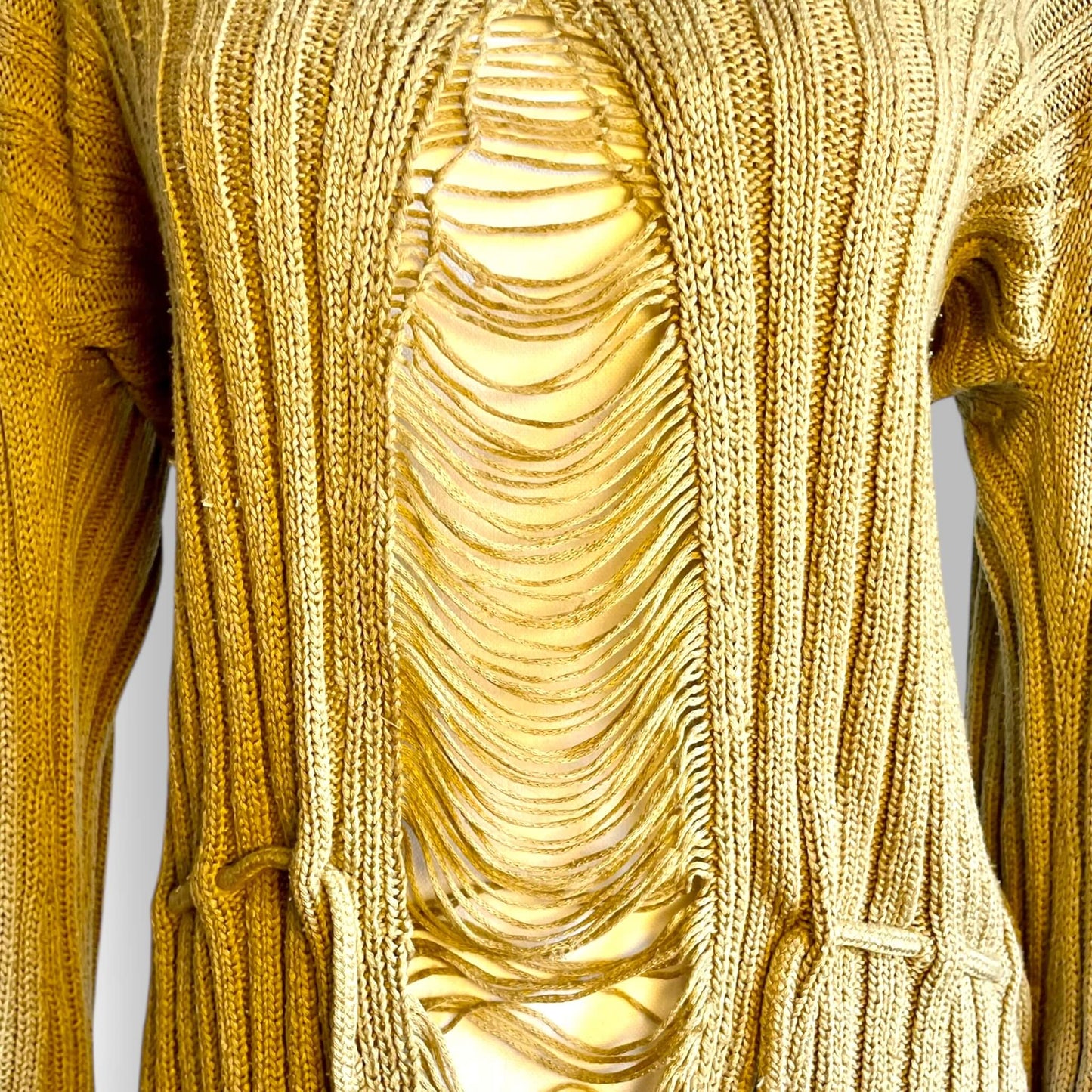 Pull beige coquillages