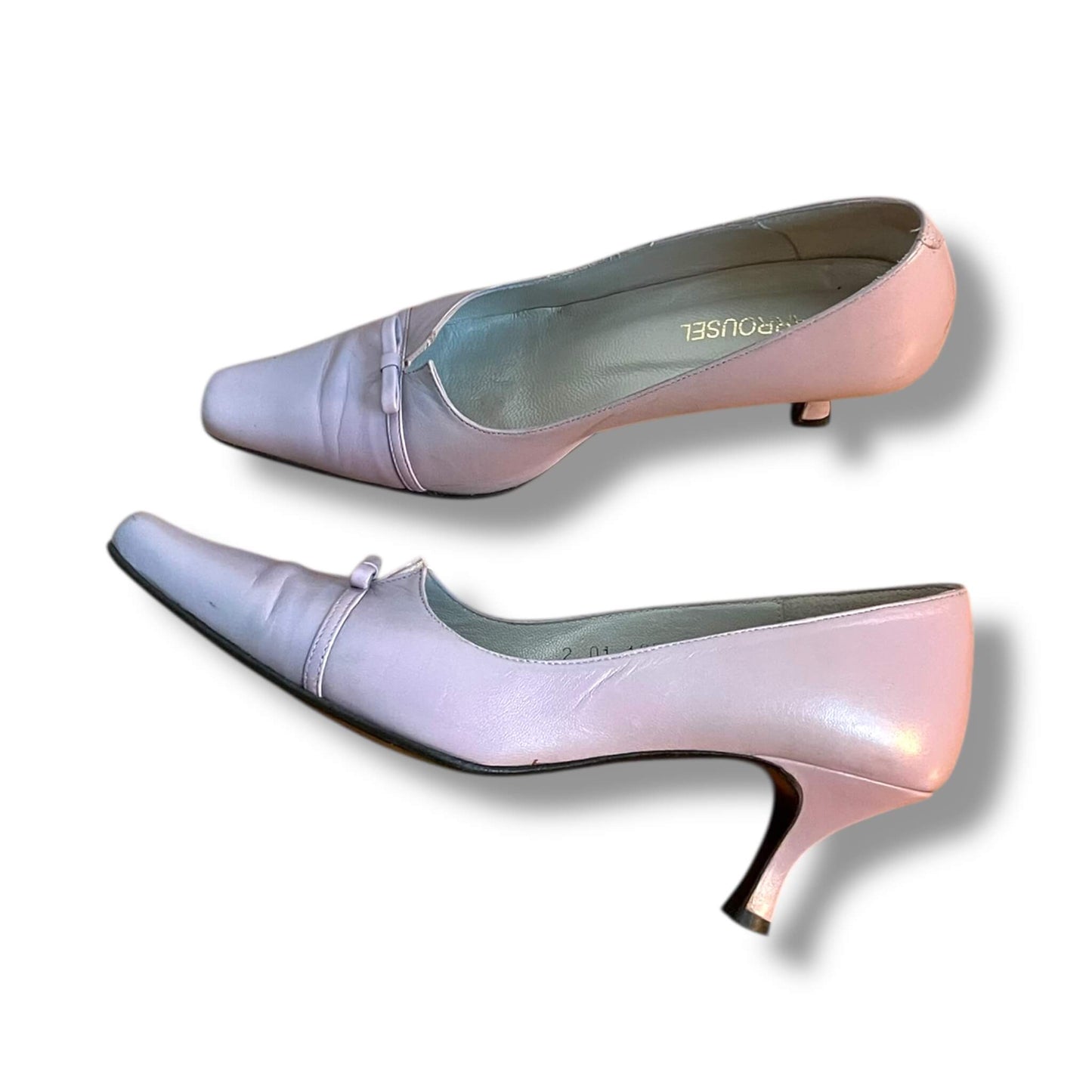 Talons violets pastels
