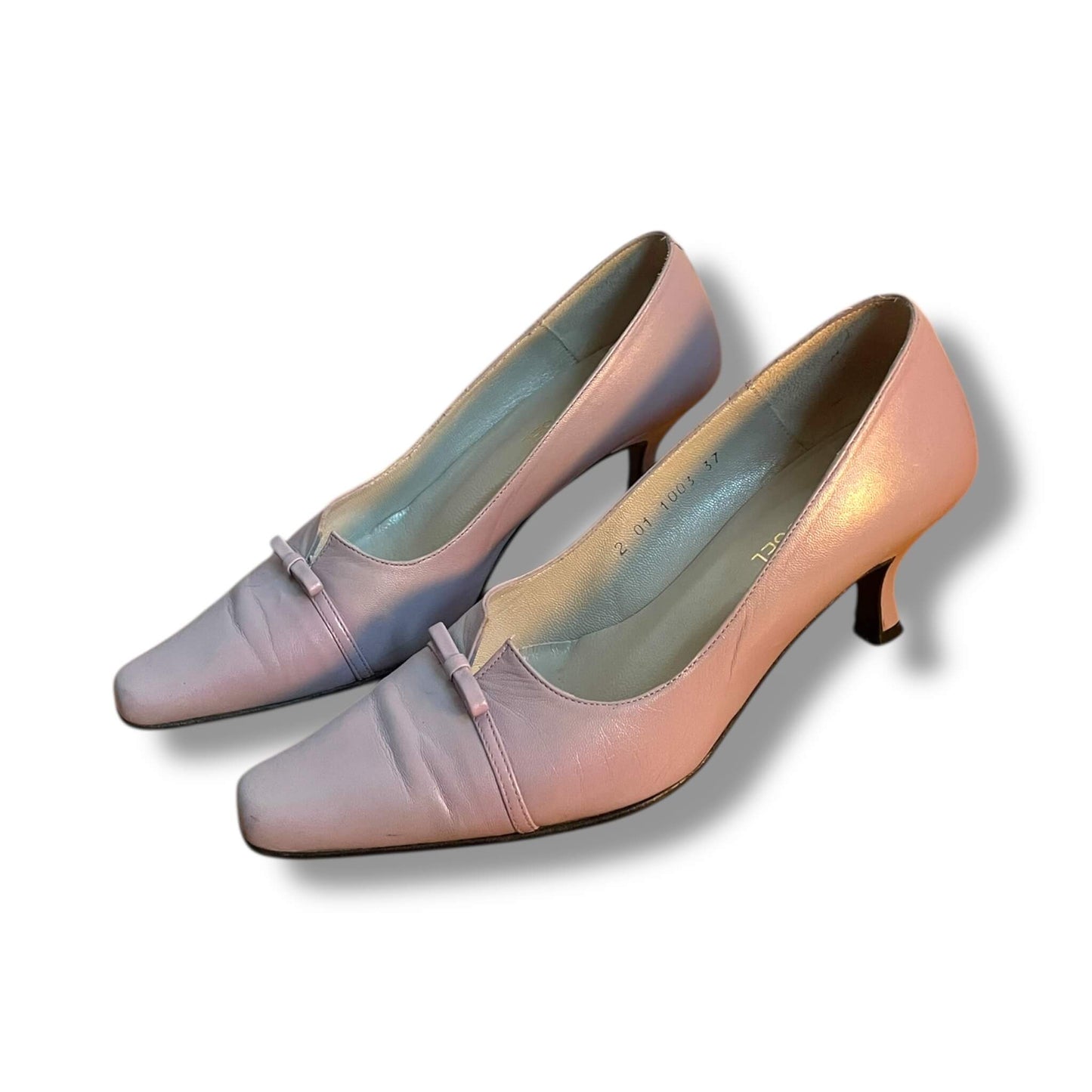 Talons violets pastels