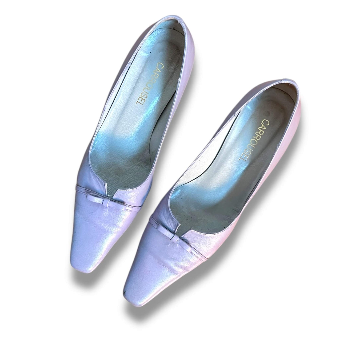 Talons violets pastels