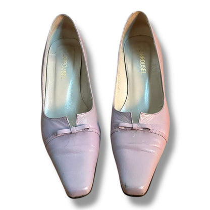 Talons violets pastels