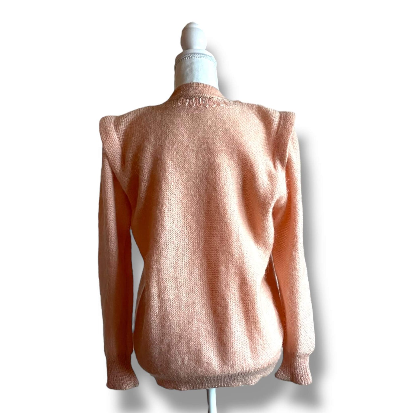 Cardigan rose brodé